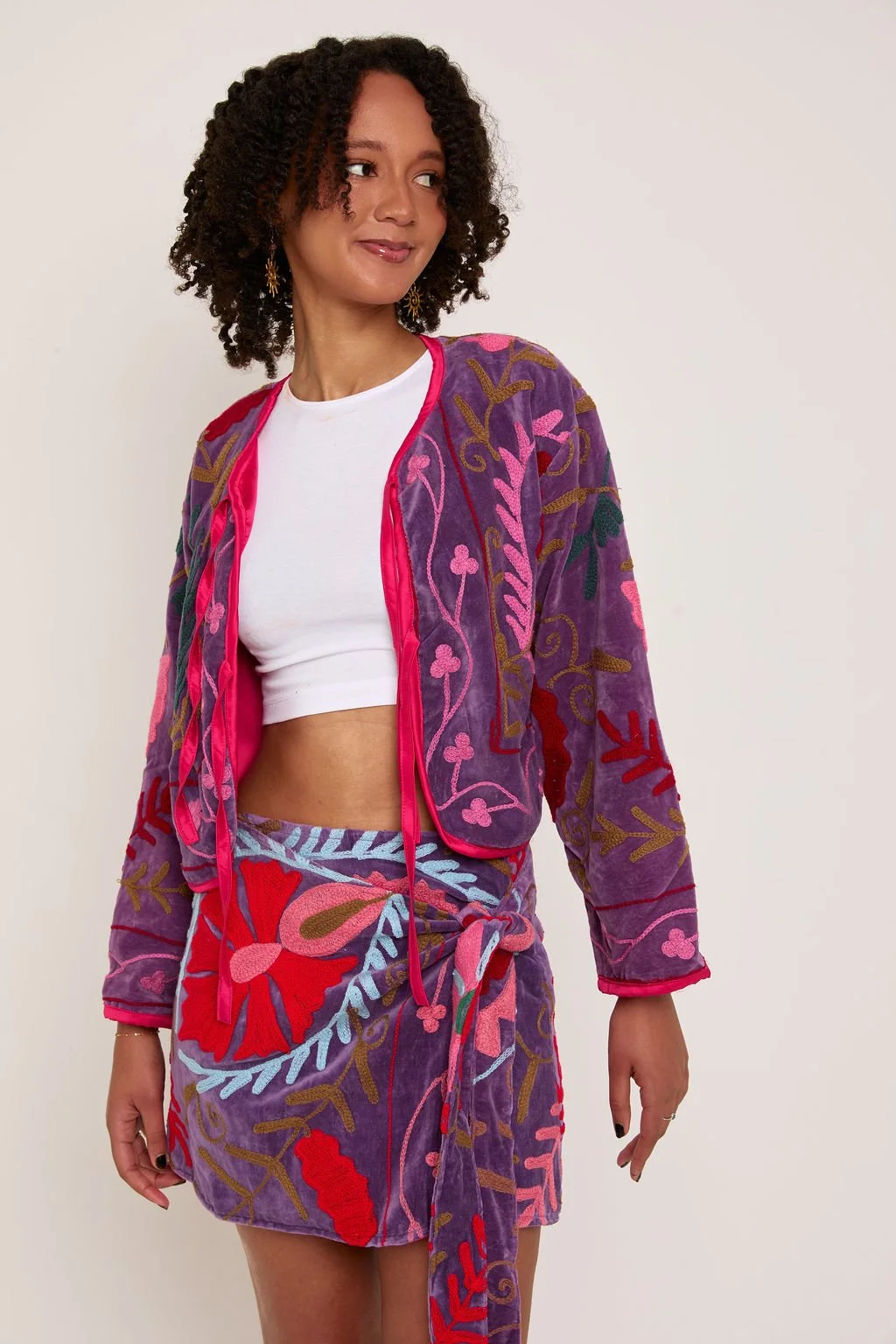 Purple Frida jacket