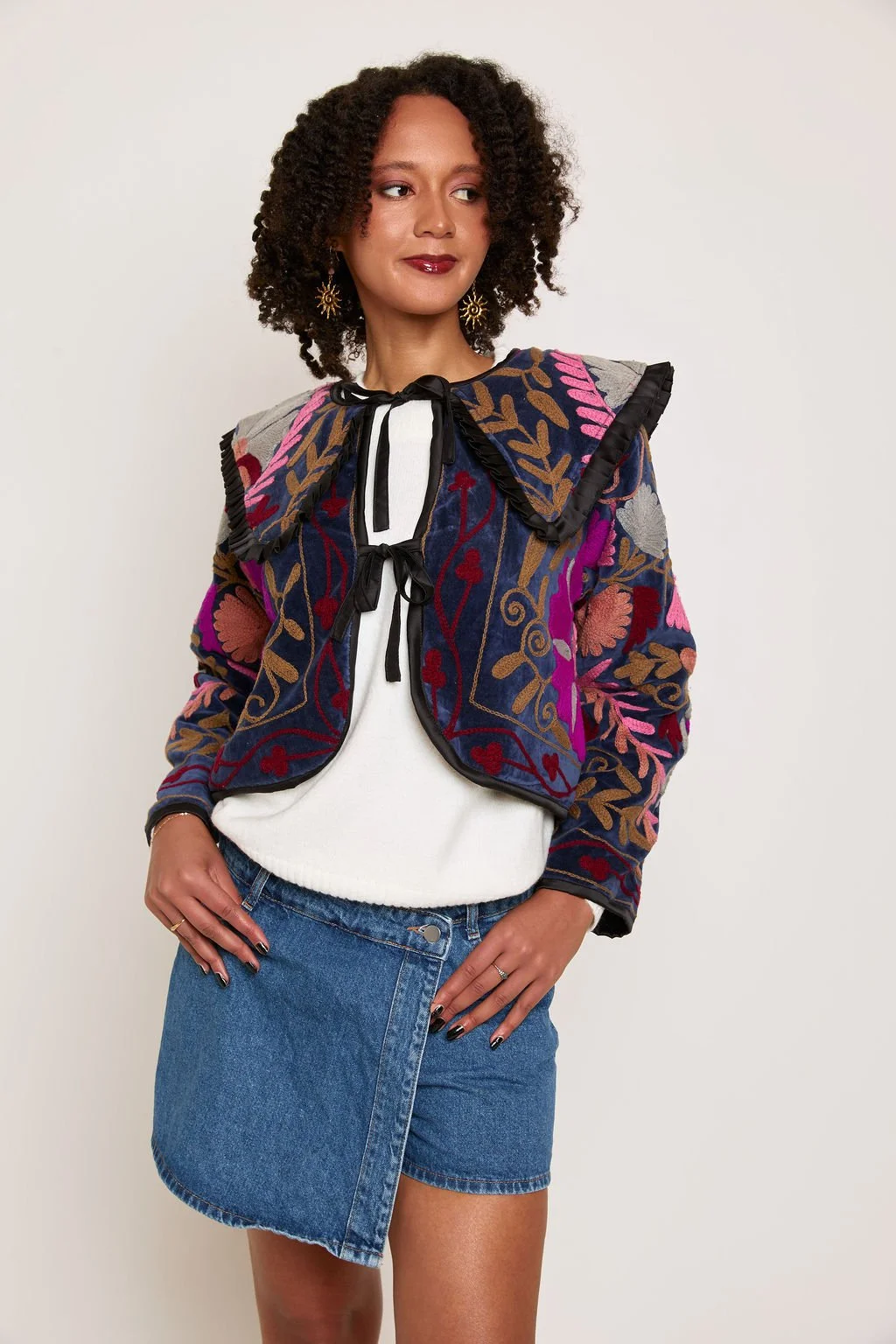 Navy Frida jacket