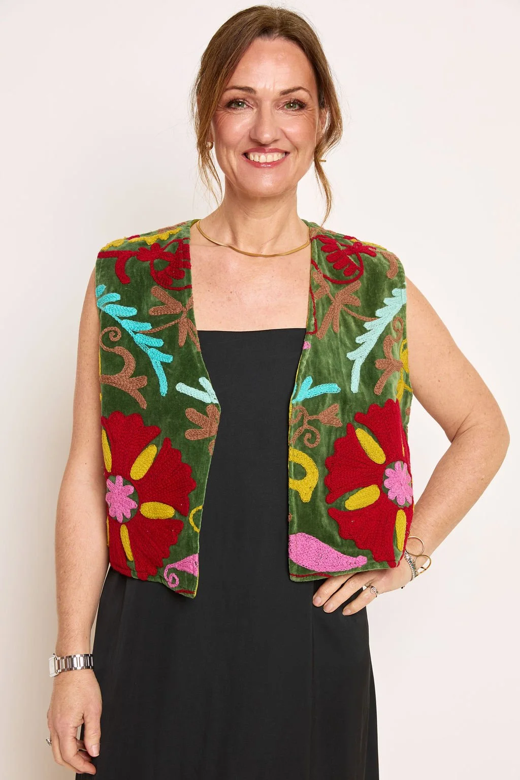 Green and Brights Frida Waistcoat