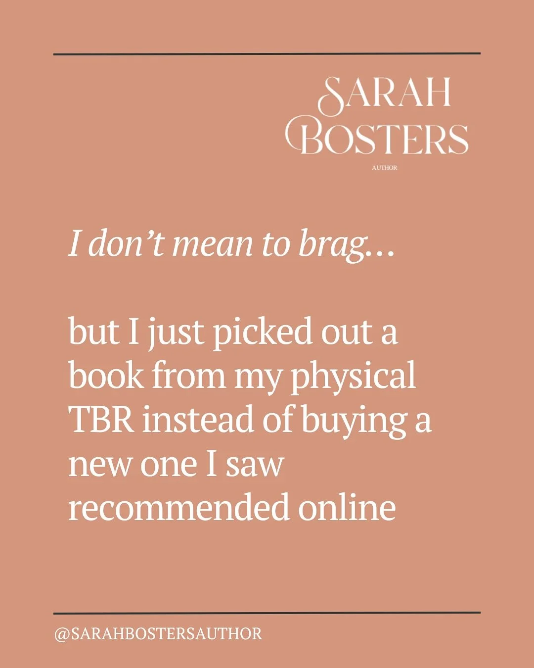 A few humble brags on a Sunday night. Let me know in the comments any of your bookish humble brags ⬇️☺️

#humblebrag #bookstagram #bookstagrammer #booklover #readerproblems #romantasybooks #romantasyreads #ilovereadingbooks #romantasybooks #fantasybo