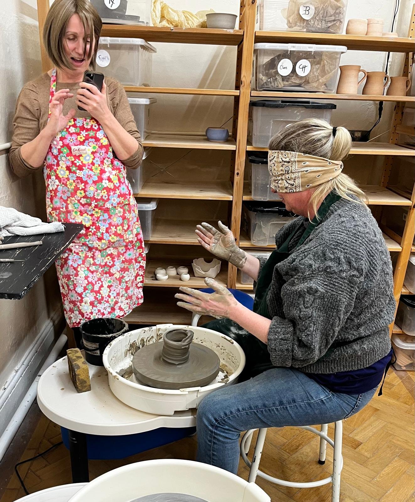 Beginners pottery class