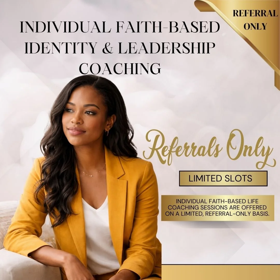 Individual Faith-Based and Identity Coaching | Click Purchase to Access Referral Form