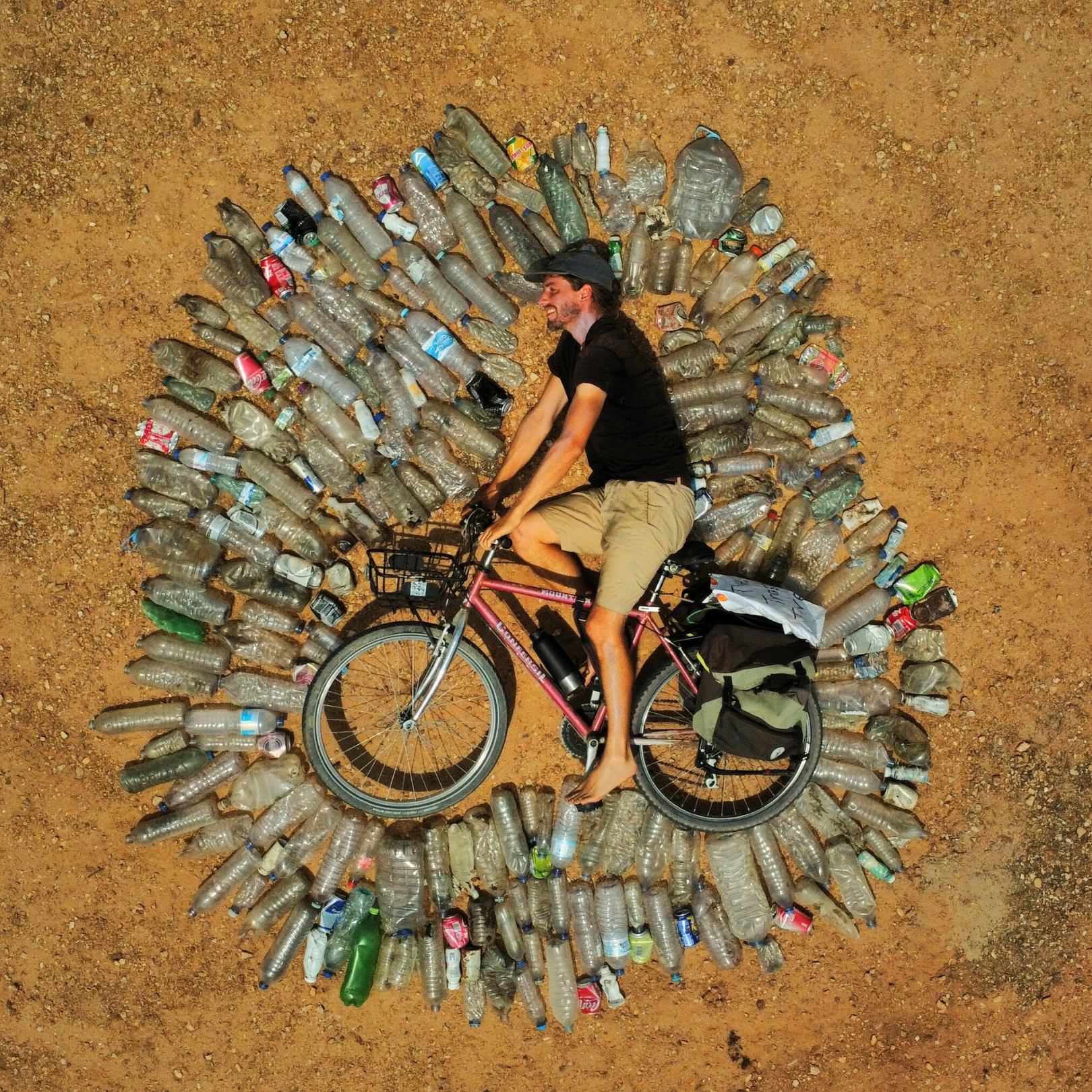 Collecting Trash to Create Art and Inspire Change