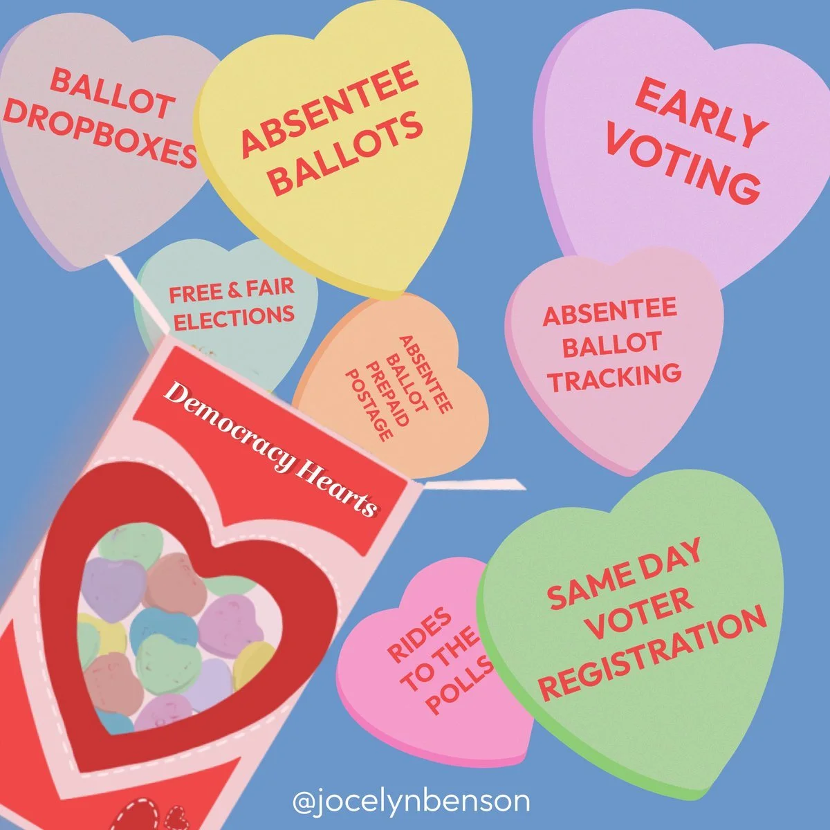 Democracy & Galentines