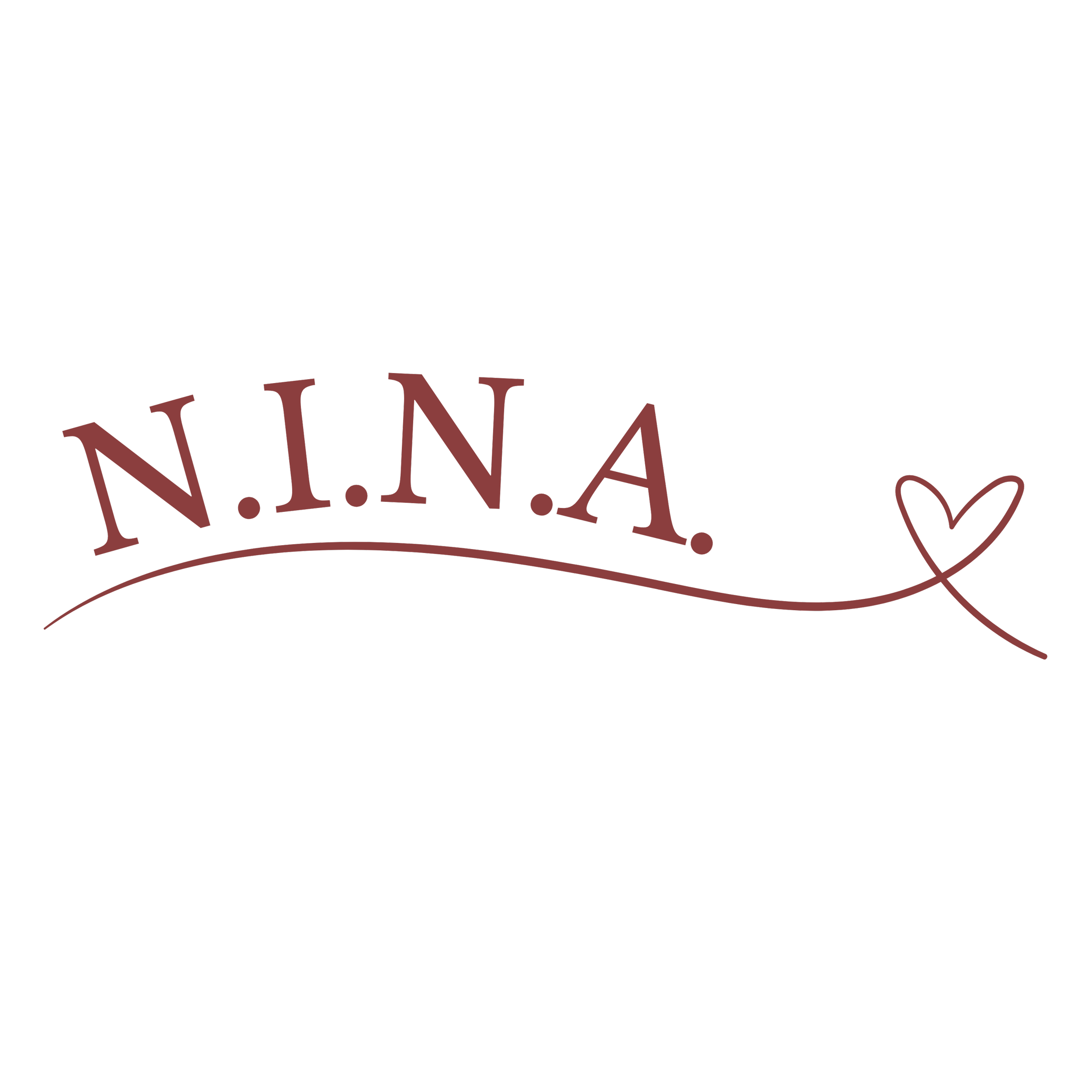 N.I.N.A. Logo – Personal Brand für Webdesign, Social Media & Content Creation
