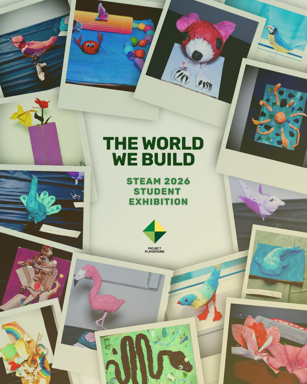 Elevutställningen ”Världen vi bygger” avslutade årets STEAM-projekt