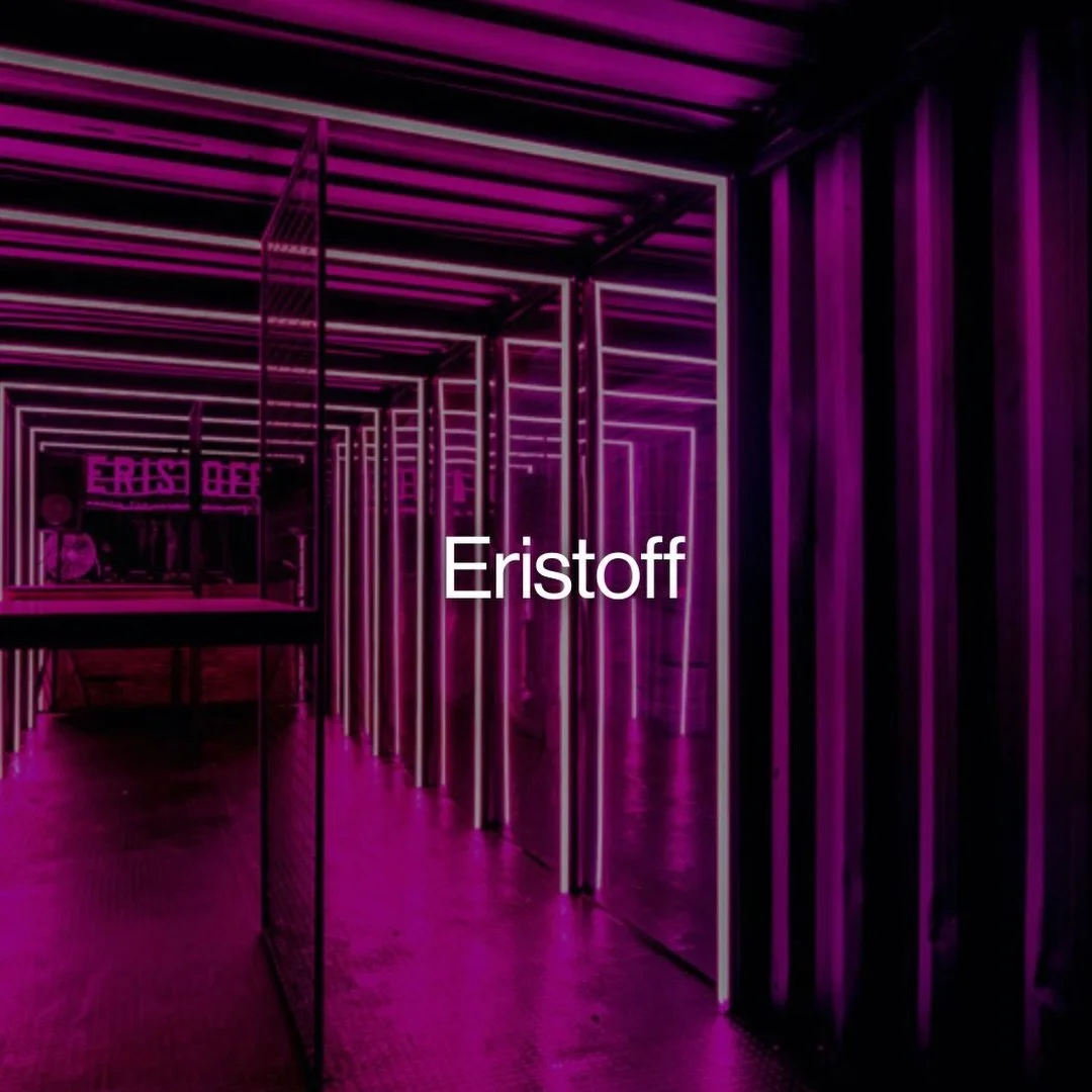 Another container design, this one for Eristoff.

From the land of the wolf.
Raw, bold, and built to echo the spirit behind the brand.