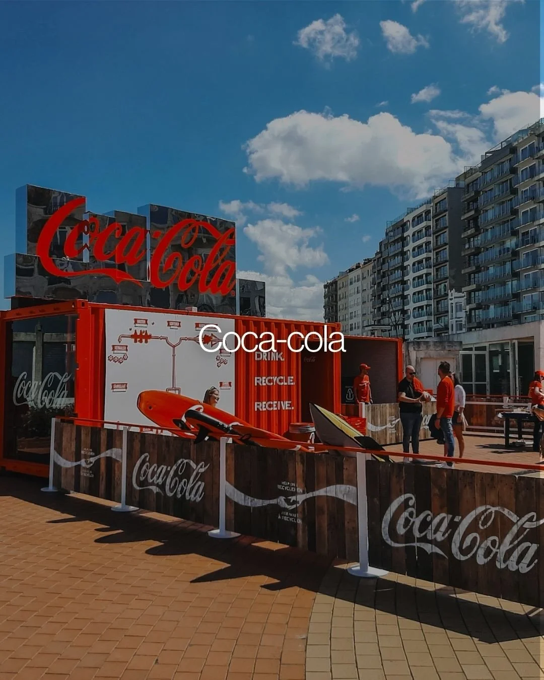 A Coca-Cola experience, built for the beach.

An interactive container where grabbing a drink becomes part of the moment.

Simple, fun, and made to connect people, exactly how it should feel on the coast!

Together with @bananas.be