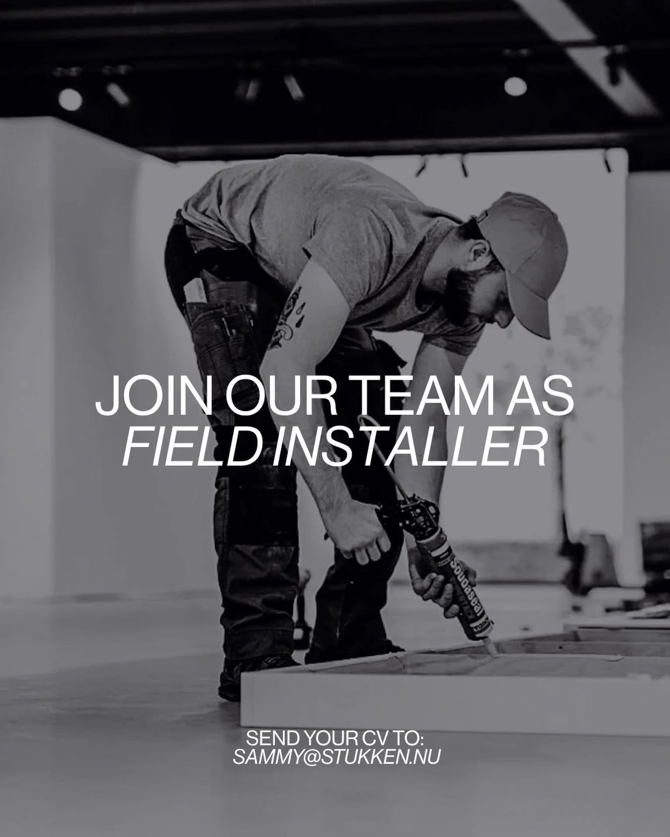 We looking for a Field Installer for the summer season
➤ At least 1 full festival season under your belt
➤ You build, fix, and get things done

Apply now &rarr; sammy@stukken.nu