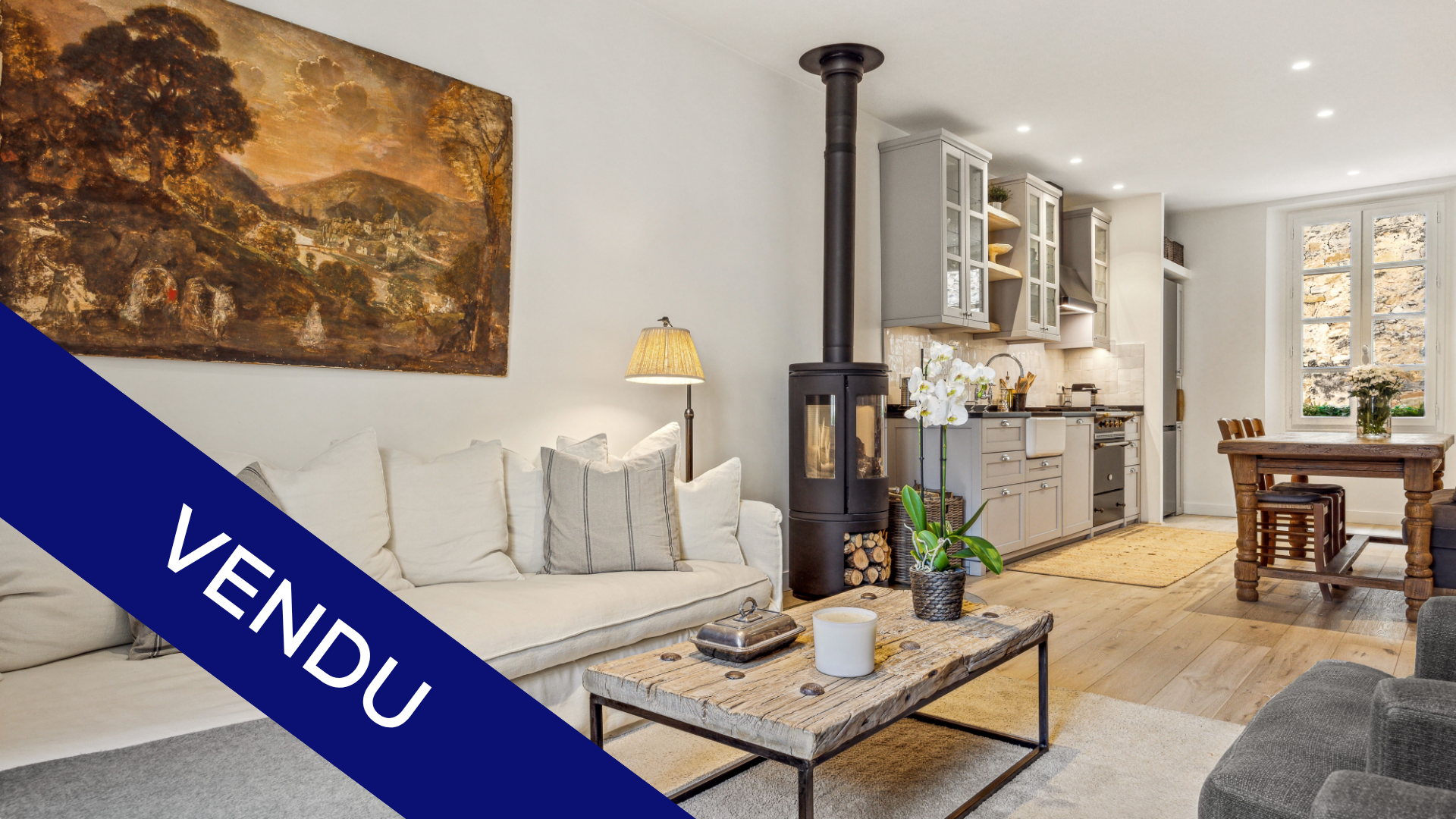 SOLD- Beautiful Village House in Valbonne— Luxurious Renovation