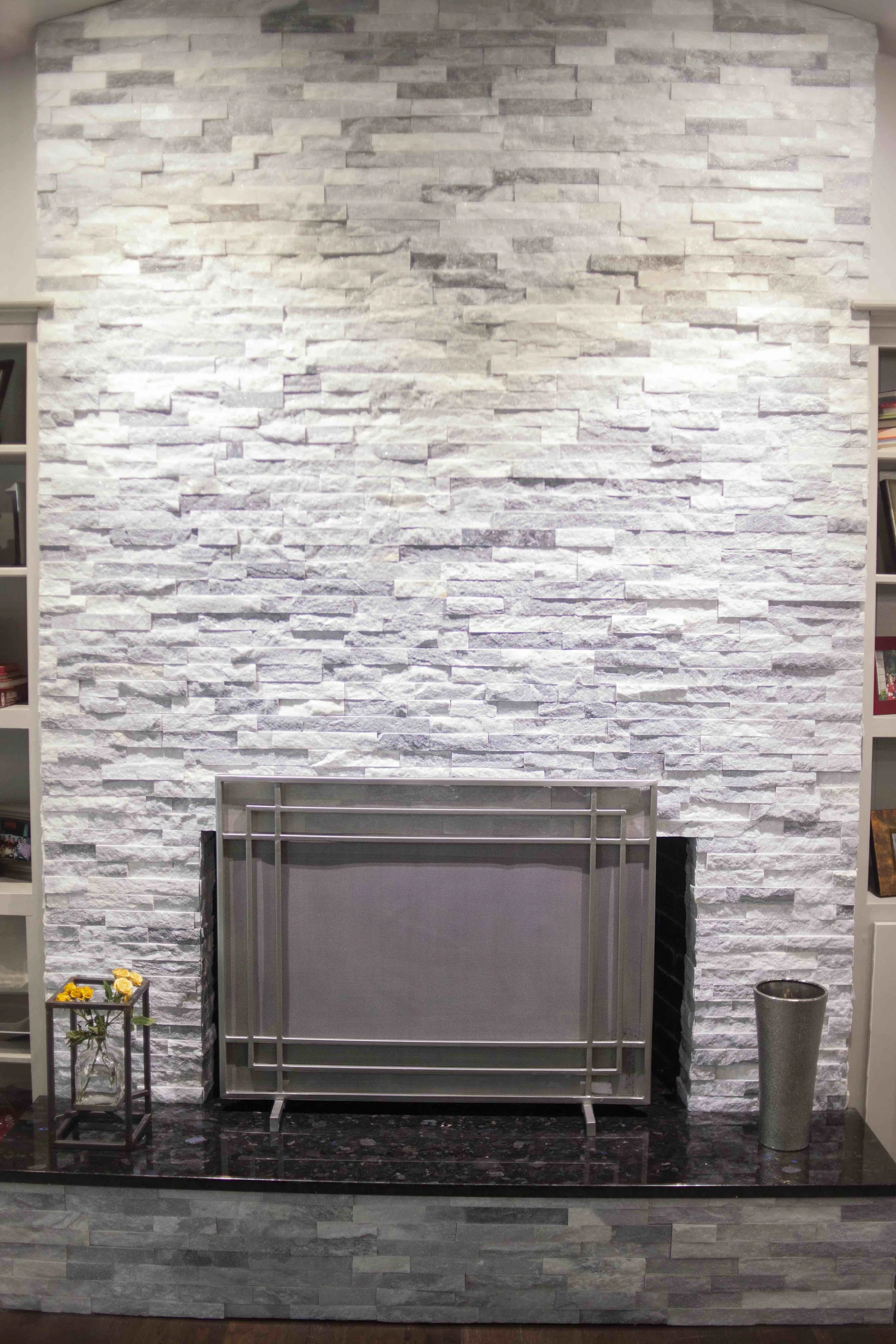 stone fireplace Oklahoma City
