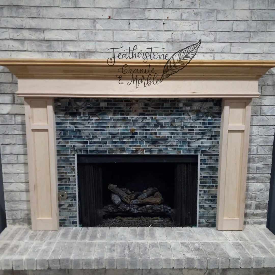 stone fireplace Oklahoma City