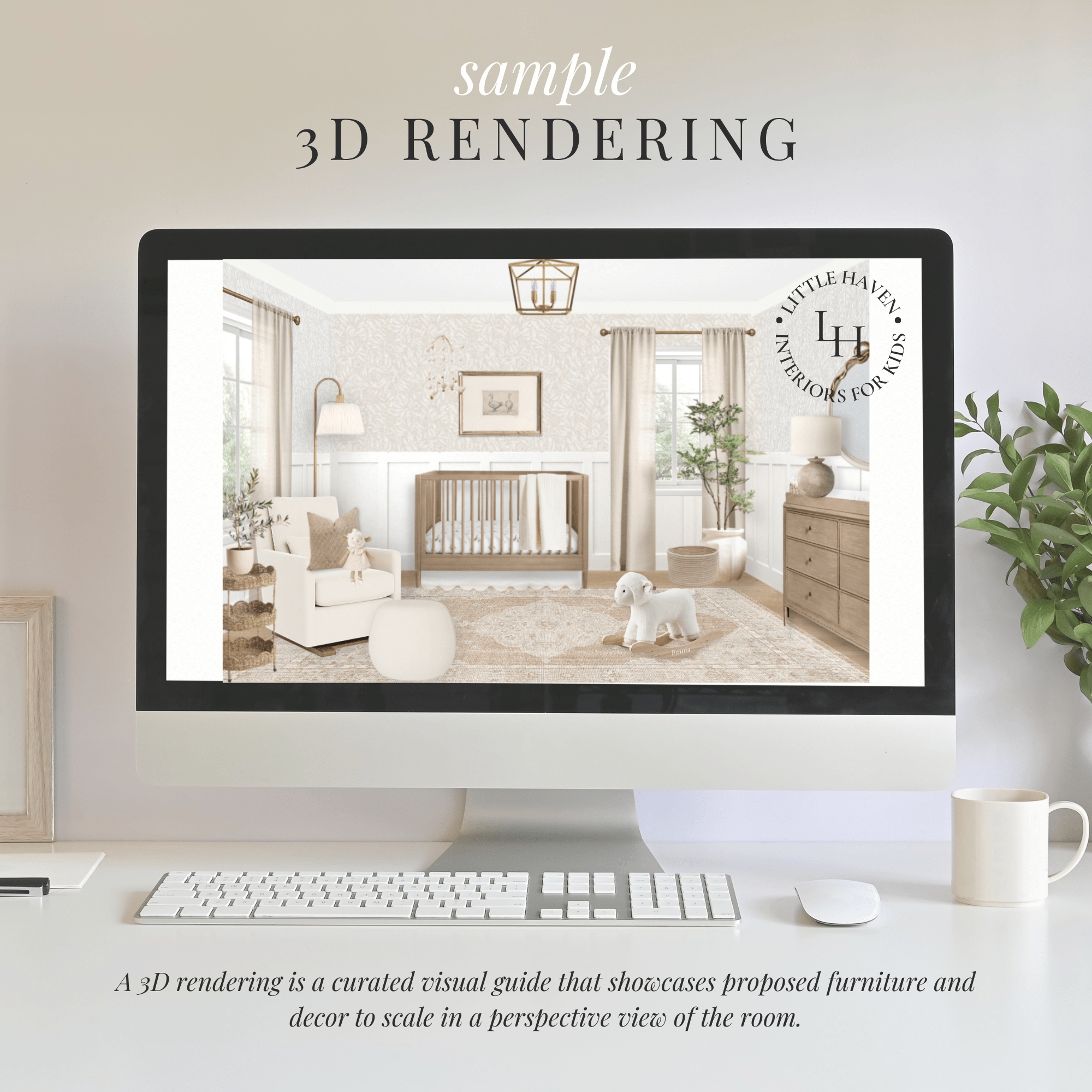 Virtual interior design shopping links