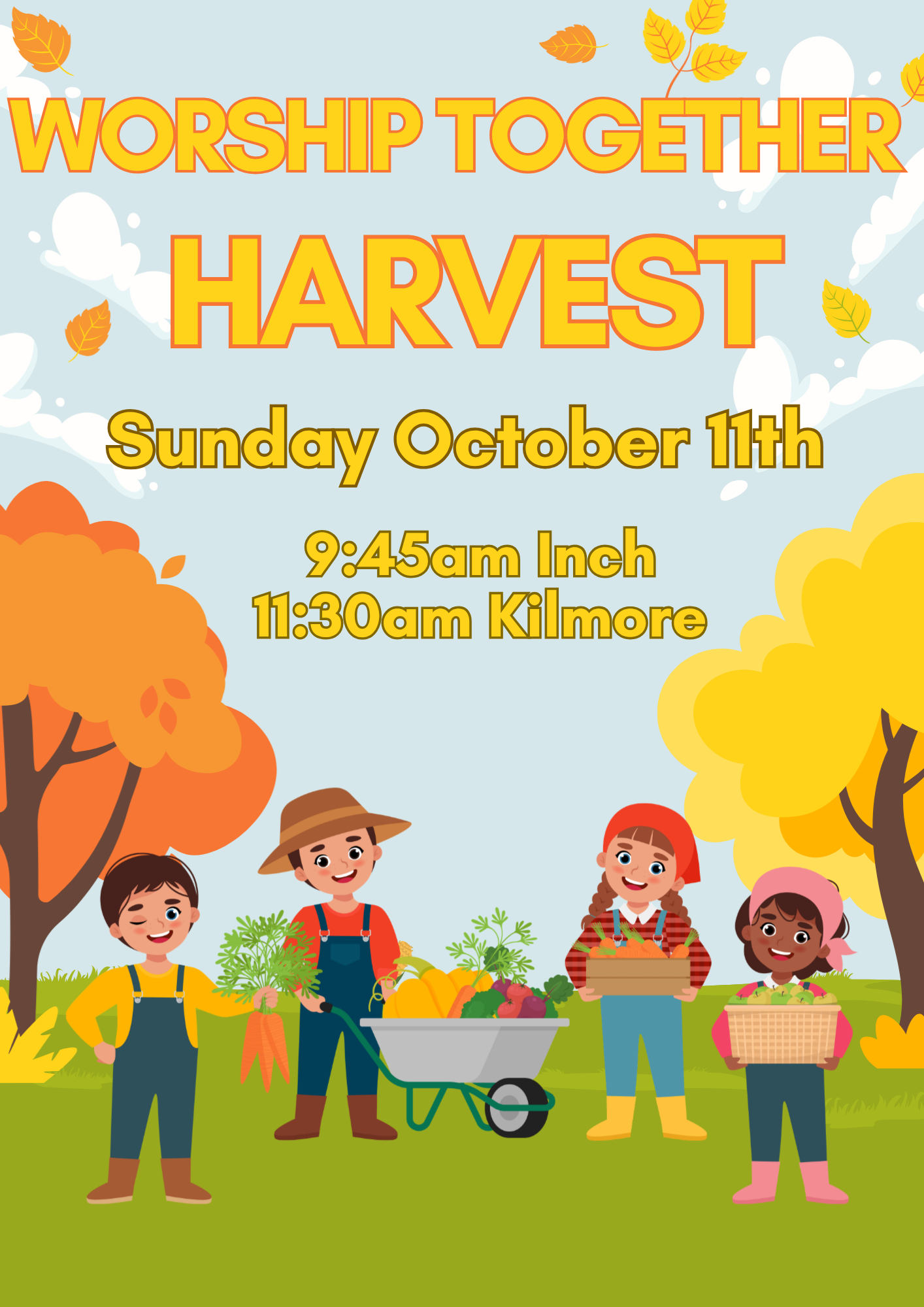 Orange and Yellow Cute Illustrated Harvest Festival Event Flyer.png