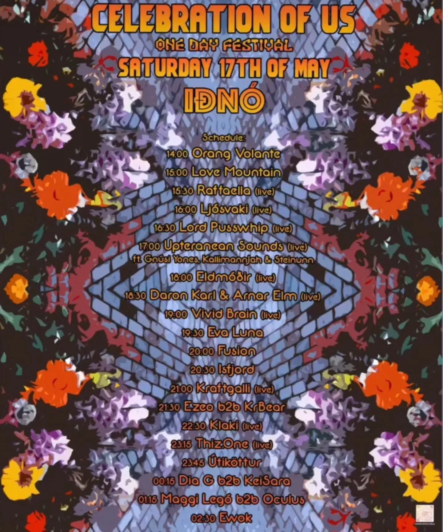 Playing tonight at I&eth;n&oacute; at &quot;Celebration of us&quot; festival at 22:30✨🤘🕺🤍 looking forward to see you there✨