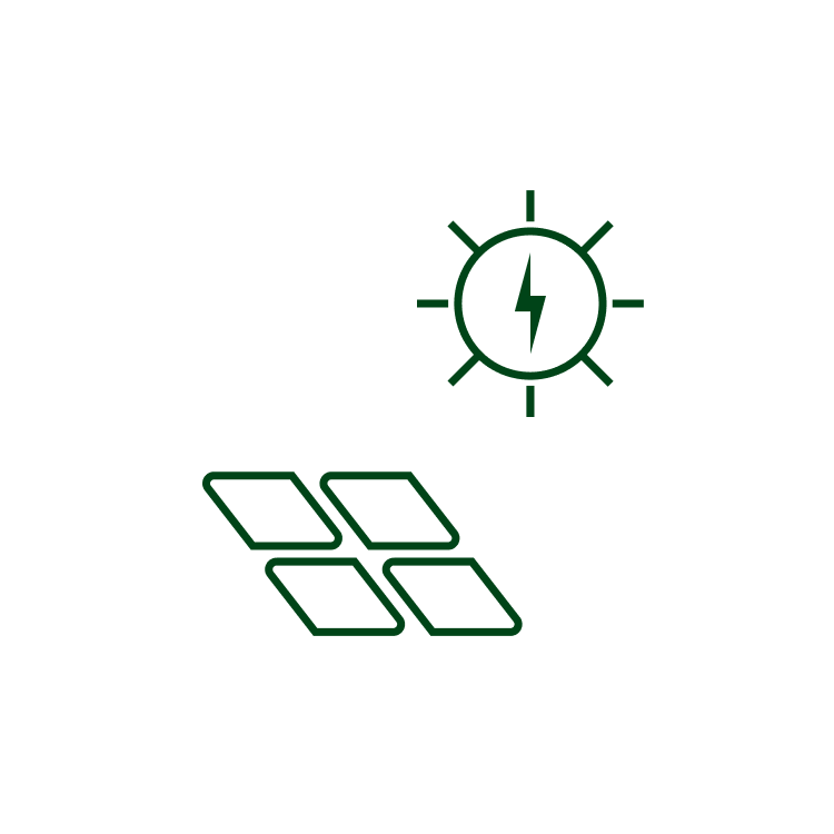 Photovoltaik – Piktogramm – Ott Energiekonzepte