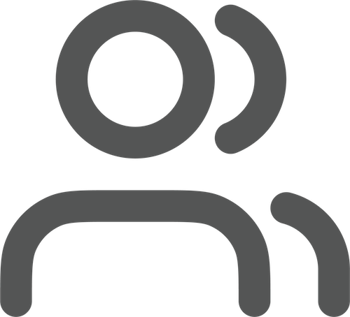 Icon of a person wearing a headset, symbolizing customer service or technical support.