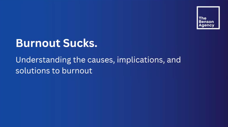 Burnout Sucks Webinar