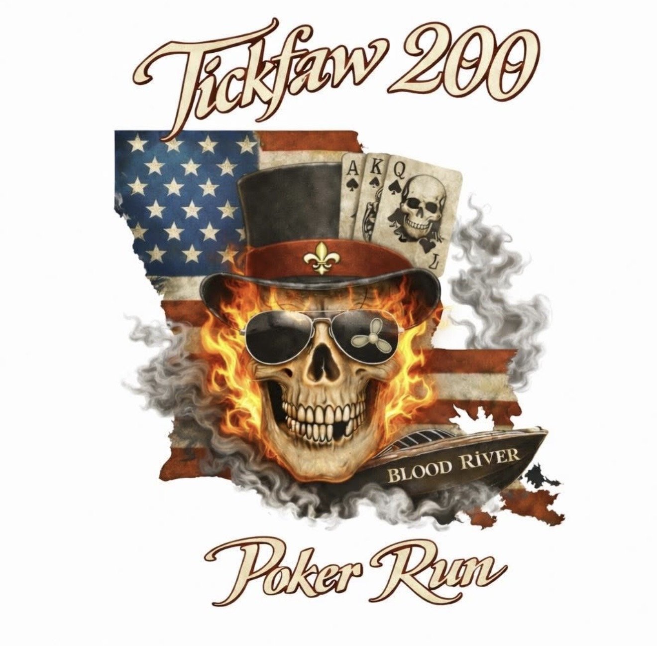 TICKFAW 200 POKER RUN
