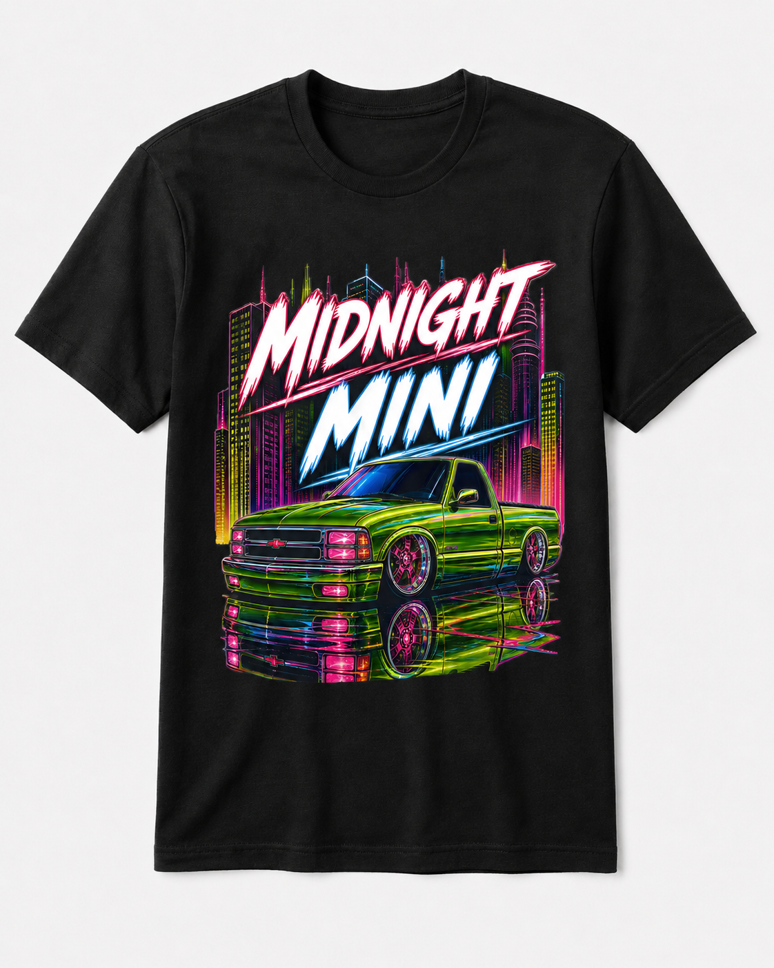Midnight Mini Neon Graphic Tee