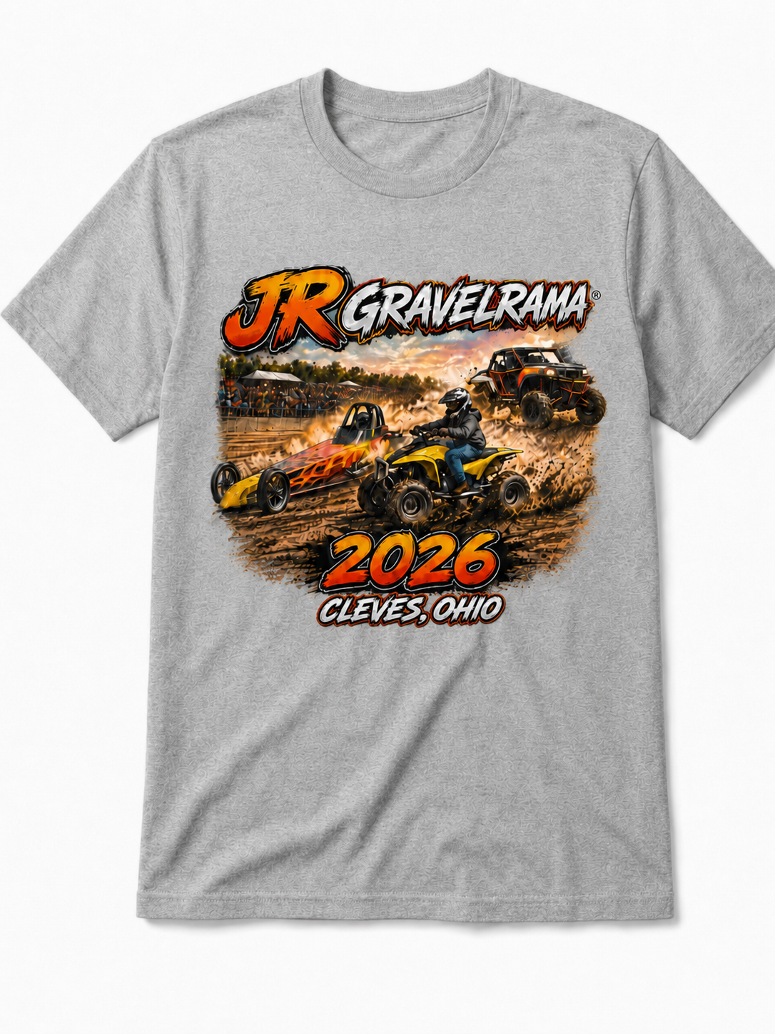 Jr Gravelrama Grey T Shirt.png
