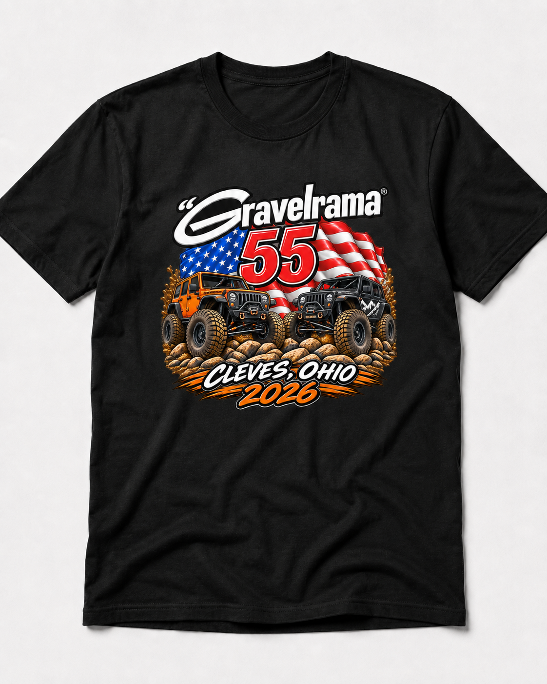 Gravelrama 55 T-shirt - Cleves, Ohio 2026