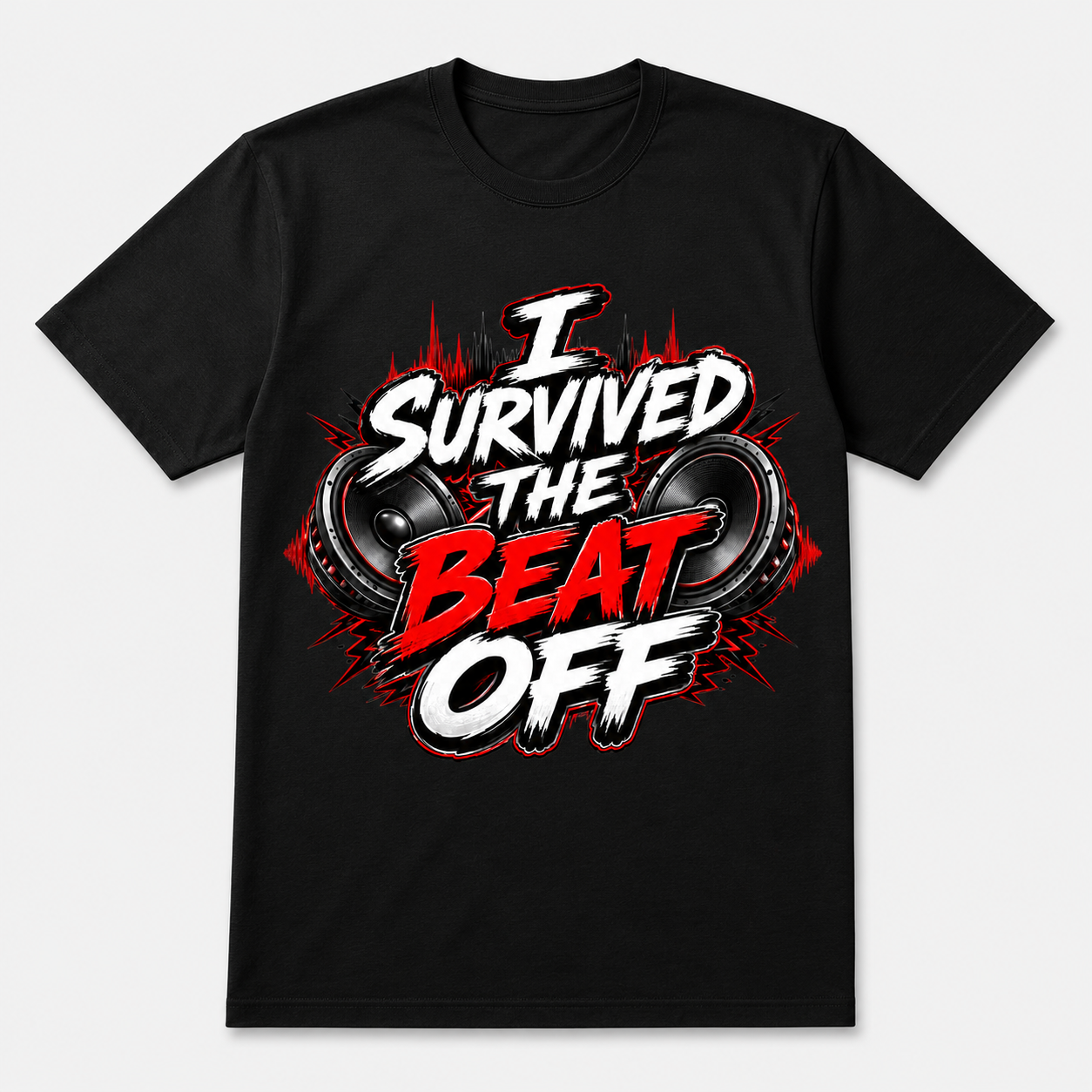 'I Survived the Beat Off' T-shirt