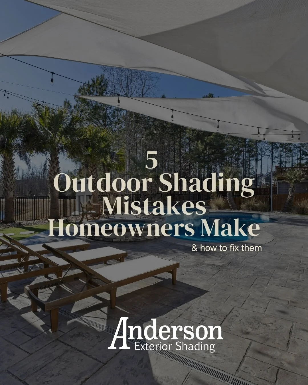 Premium homes don&rsquo;t do &ldquo;one-size-fits-all&rdquo; shade. 📐☀️

Look closely at your outdoor living space. Is it actually keeping you cool, or are you constantly fighting the sun&rsquo;s angle, the wind, and fabrics that fade after one seas