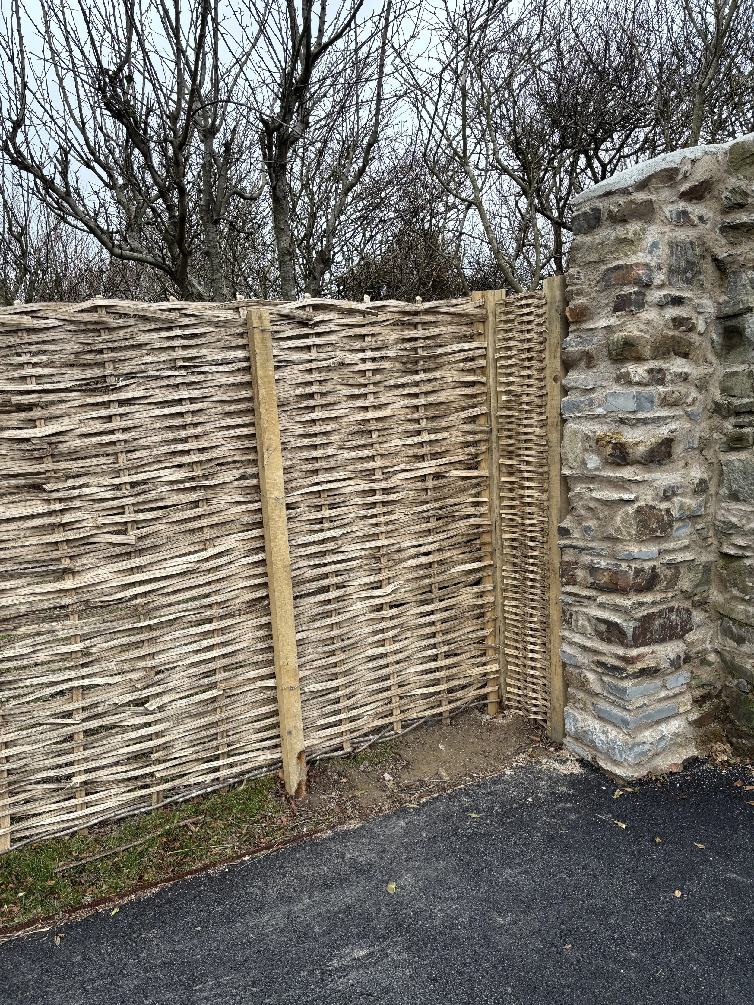 Even the smallest section were woven.