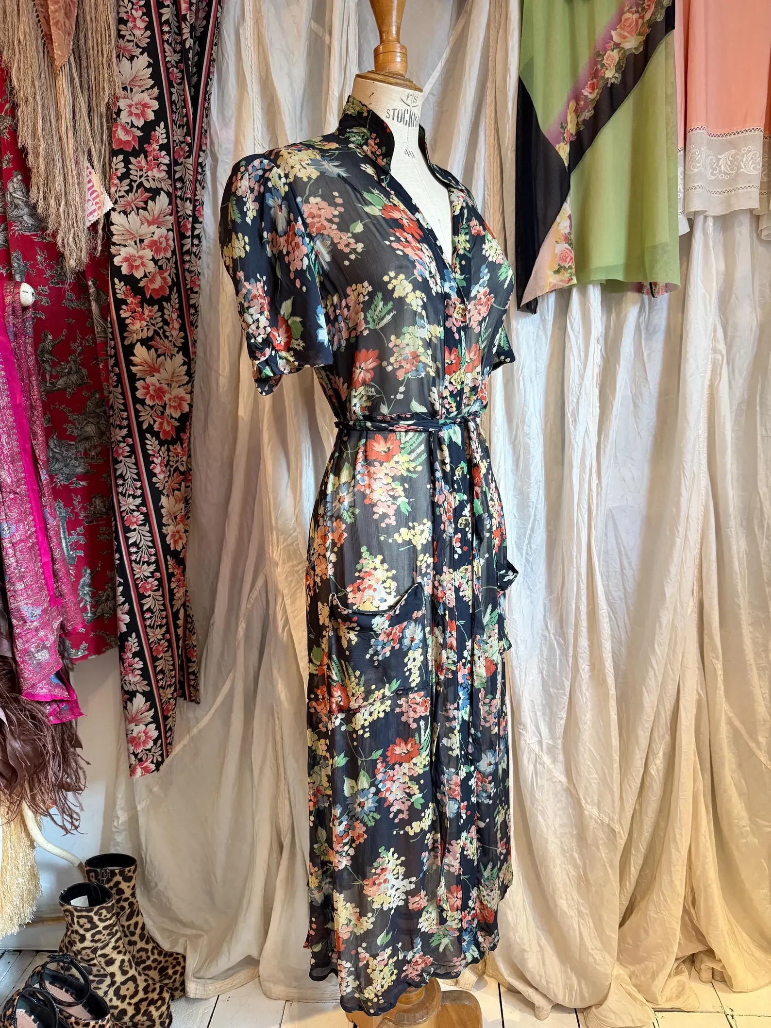 Floral Dress, 1930s