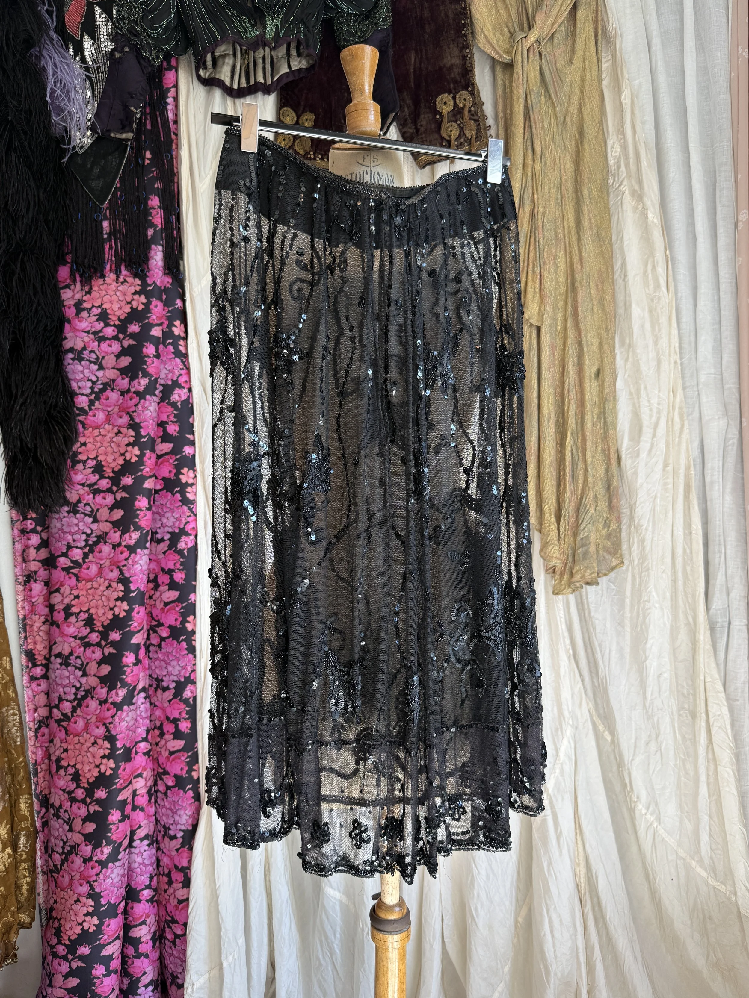 Sequin Evening Skirt, 1910s