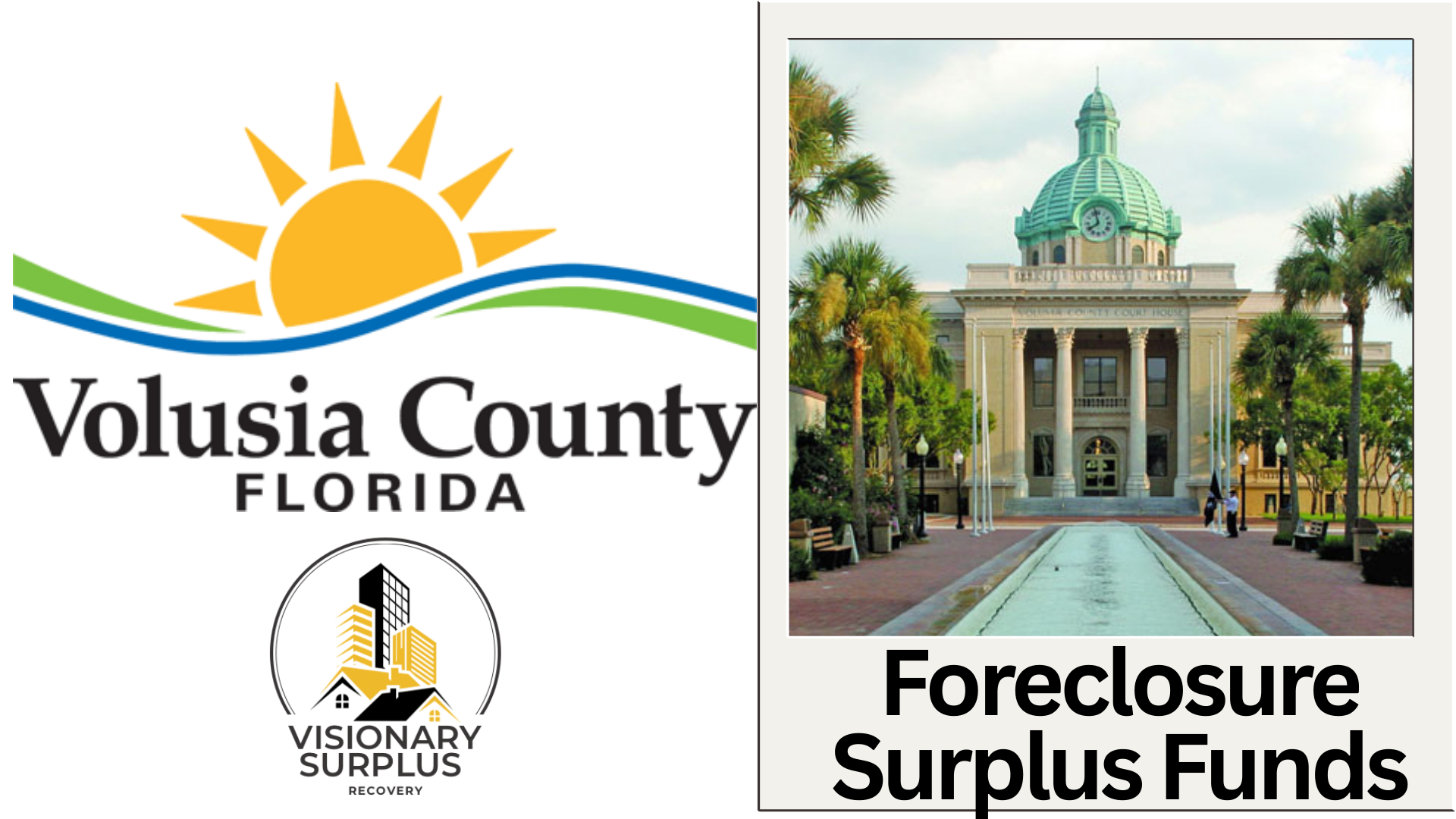 Volusia County Florida Foreclosure Surplus Funds – Official Homeowner Guide