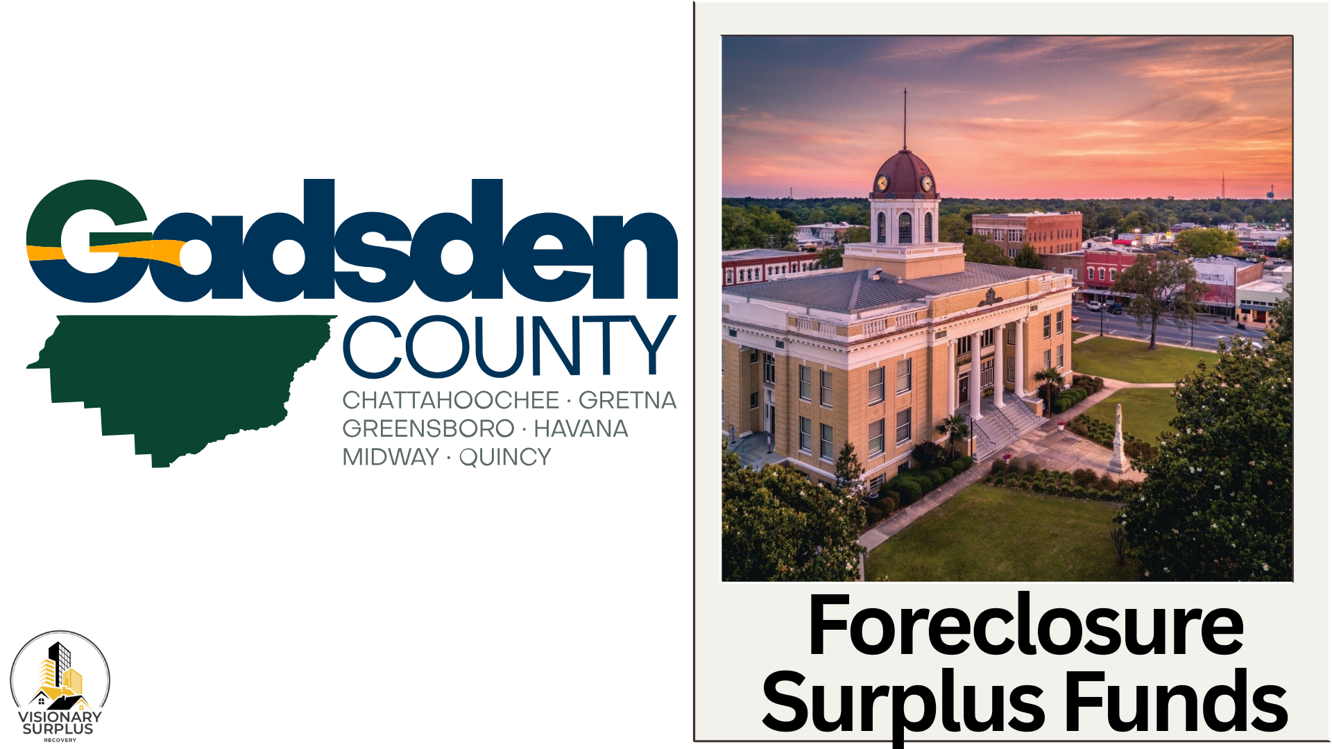 Gadsden County Florida Surplus Funds – Official Homeowner Guide(Foreclosure Sales Only)