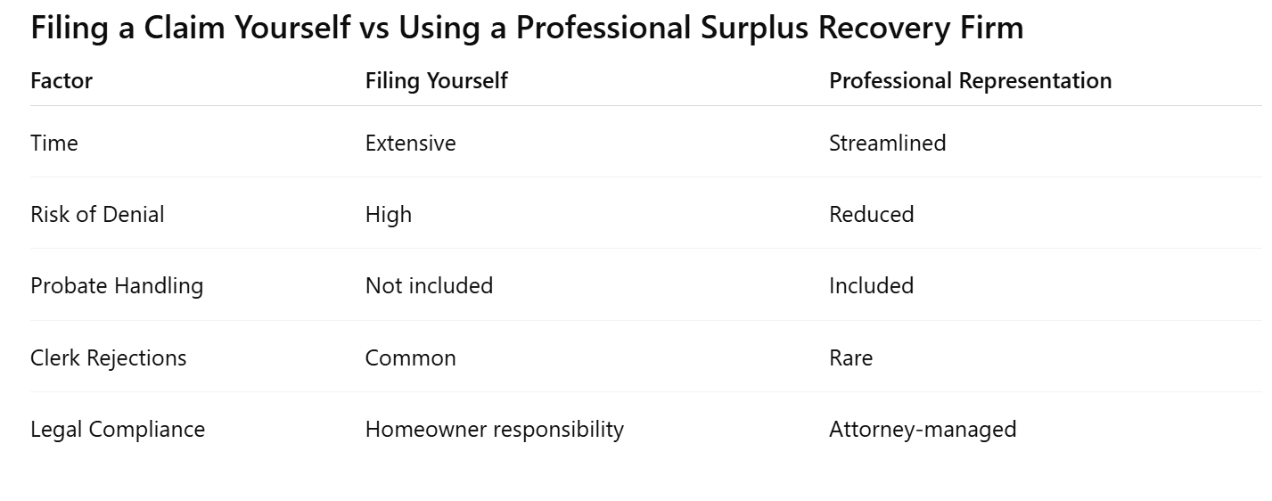 Professional Surplus Recovery Firm