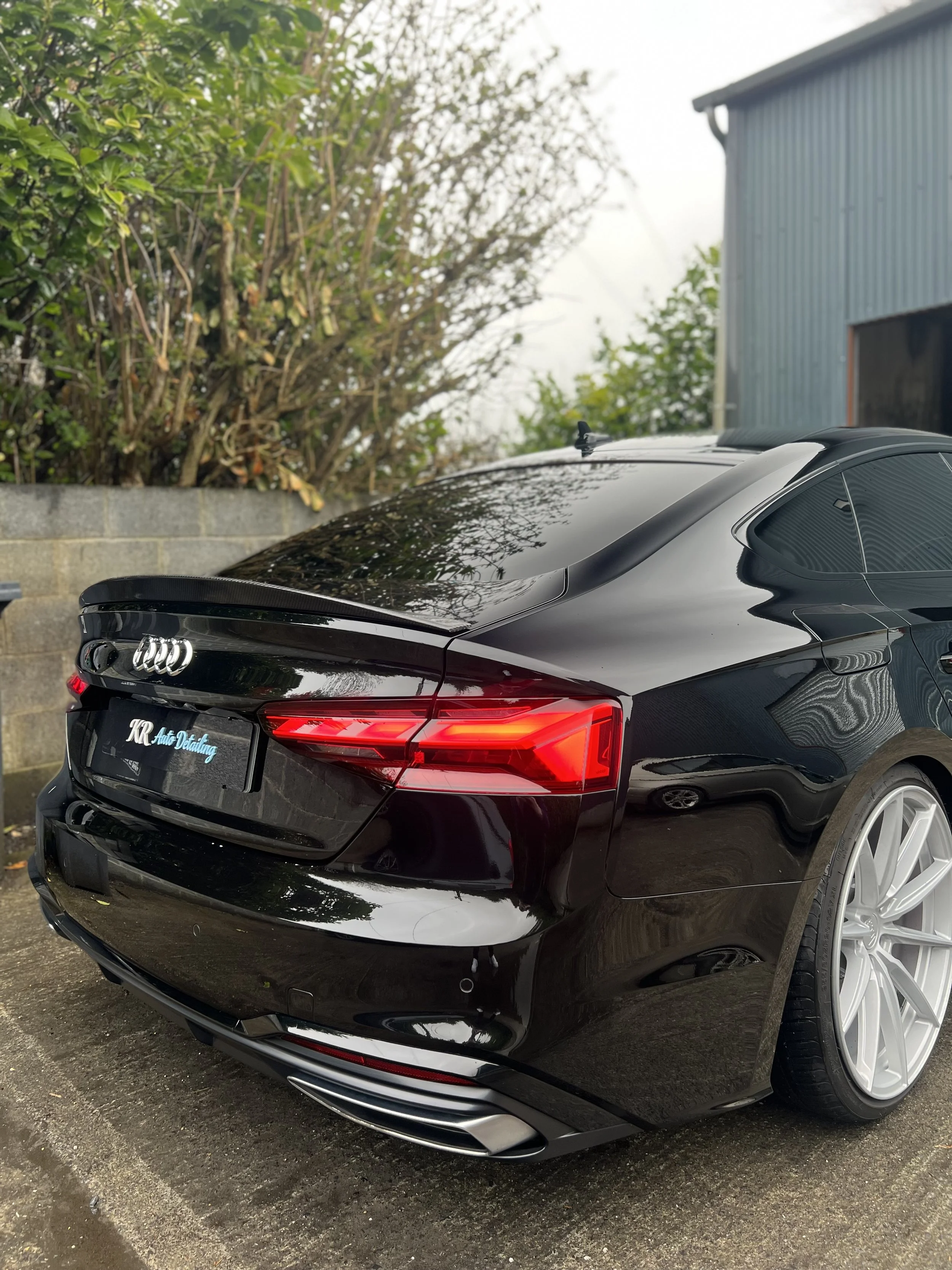 Black ceramic coated Audi A5 | Ceramic coating | Galway 