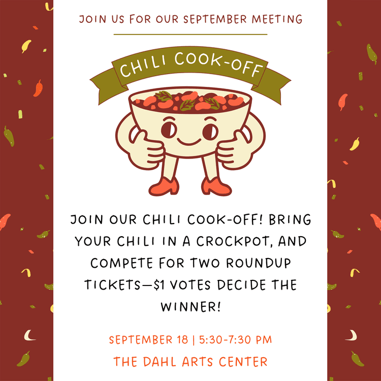 September Meeting: Chili Cook-Off