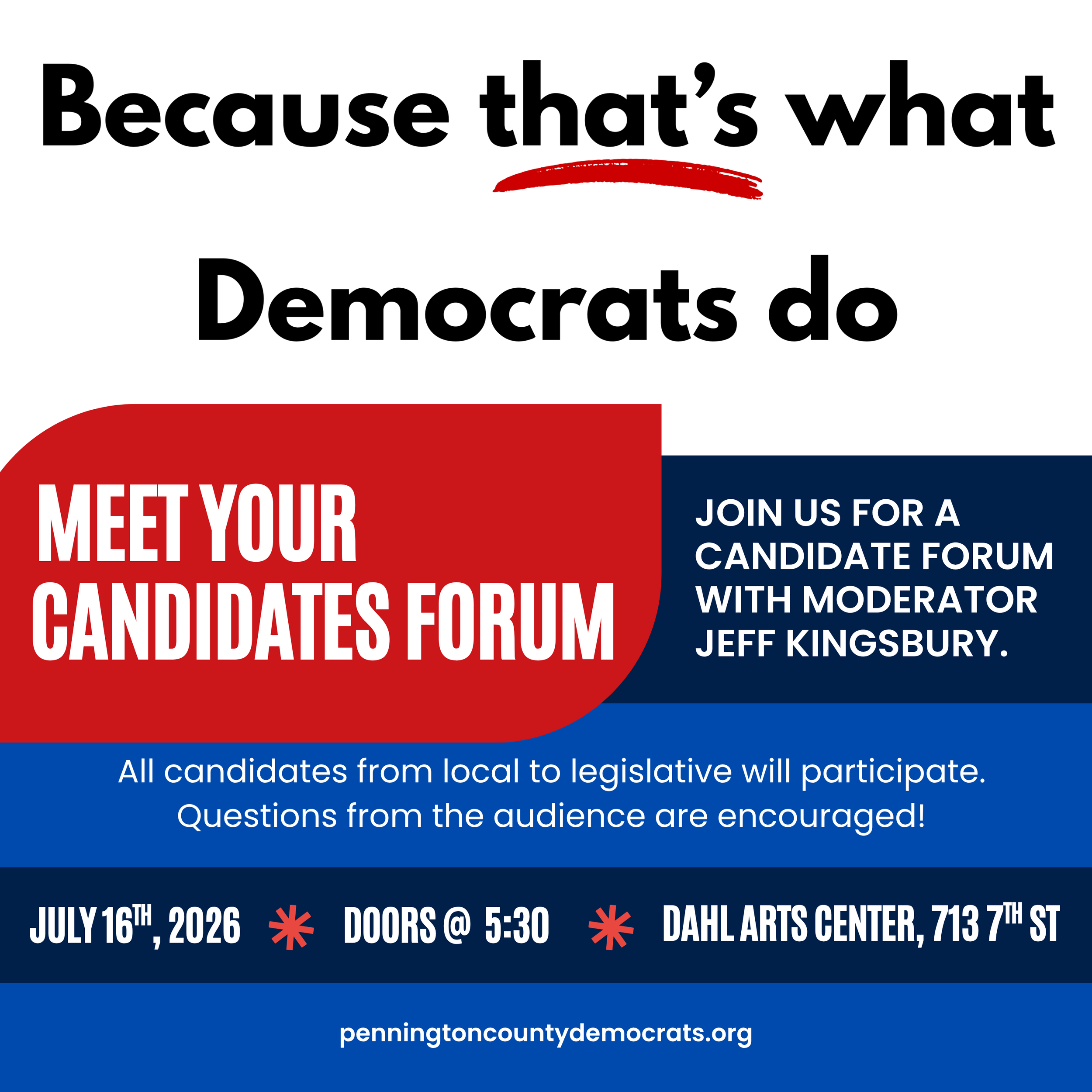 Meet Your Candidates Forum