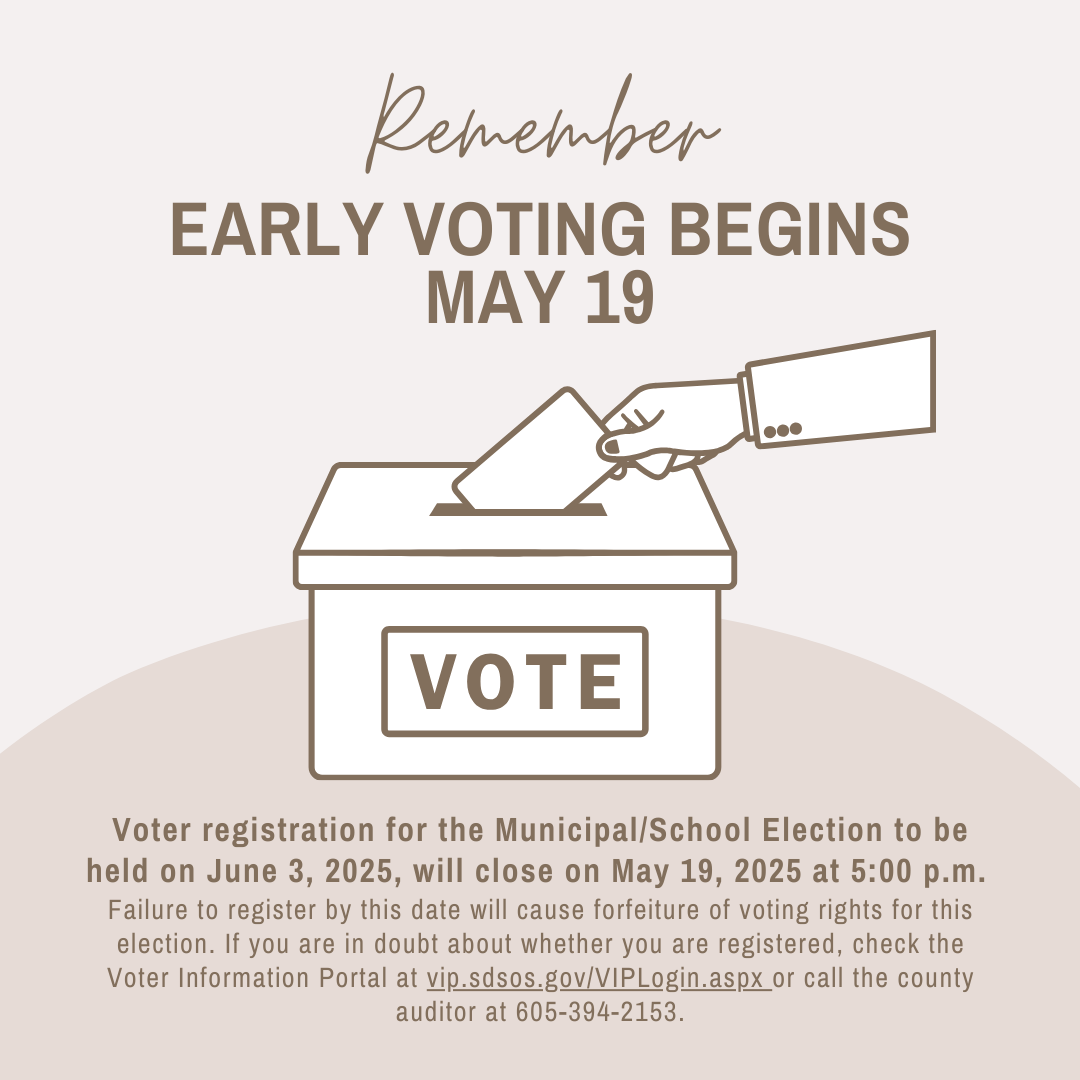 Early Voting & Voter Registration Deadline — Pennington County Democrats
