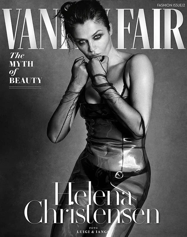 hairstylist sasha nesterchuk working with helena christensen for artist management miami