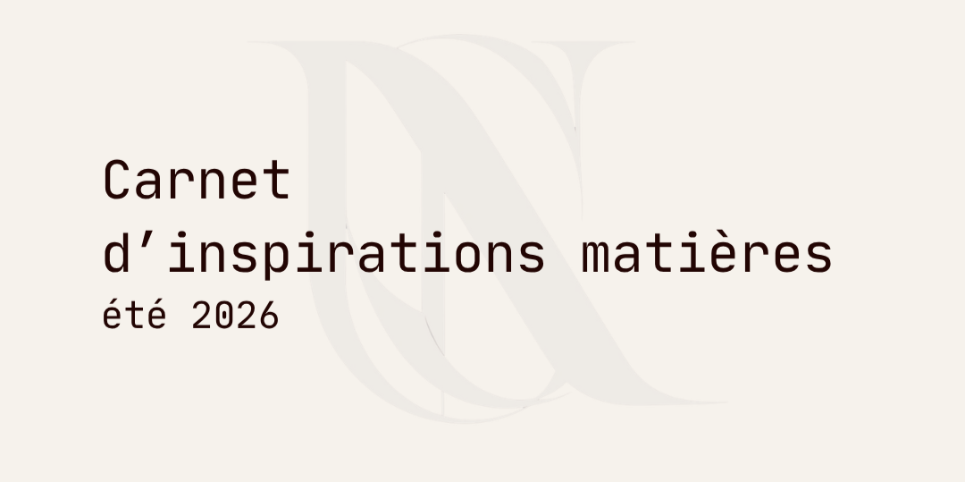 Inspiration matières: été 2026
