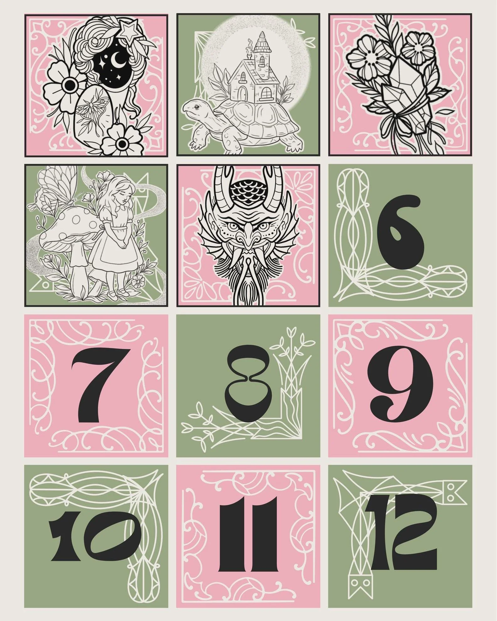 ✨ THE 12 DAYS OF CHRISTMAS FLASH EVENT ✨
🎄DAY 5 🎄

Here&rsquo;s how it works:
1️⃣ We&rsquo;re revealing 2 brand-new tattoo designs every day for 12 days &mdash; a full flash collection created by Nicole &amp; Alyx.
2️⃣ Browse each day&rsquo;s drop 