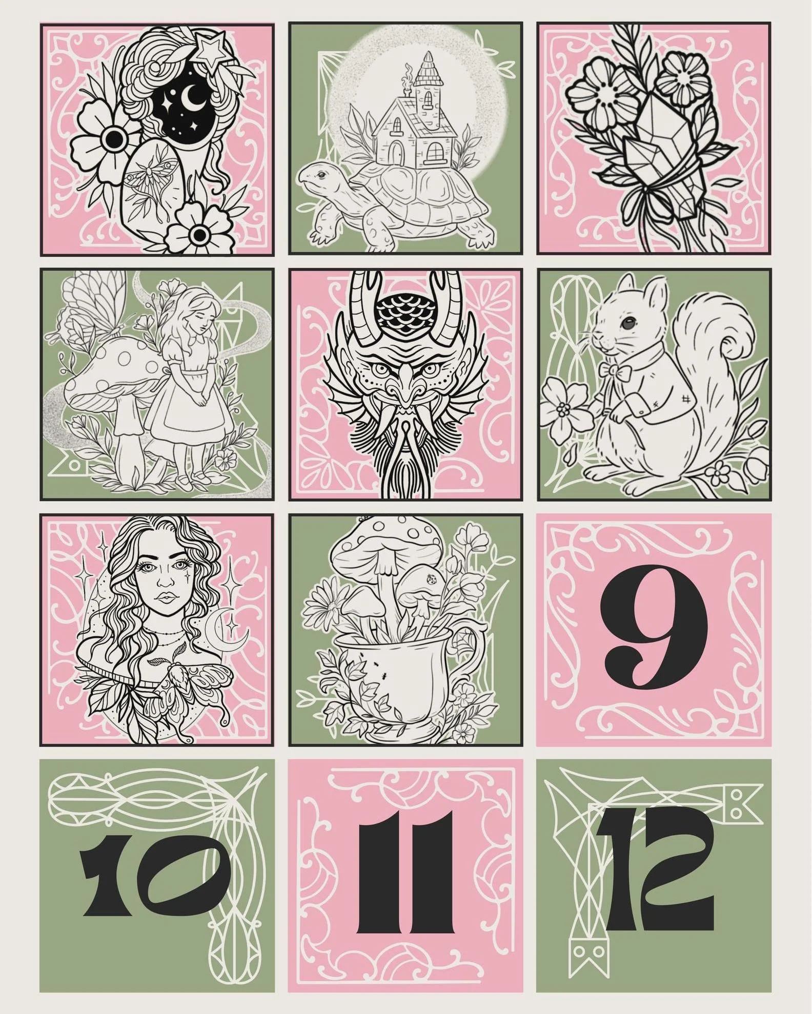 ✨ THE 12 DAYS OF CHRISTMAS FLASH EVENT ✨
🎄DAY 8 🎄

Here&rsquo;s how it works:
1️⃣ We&rsquo;re revealing 2 brand-new tattoo designs every day for 12 days &mdash; a full flash collection created by Nicole &amp; Alyx.
2️⃣ Browse each day&rsquo;s drop 