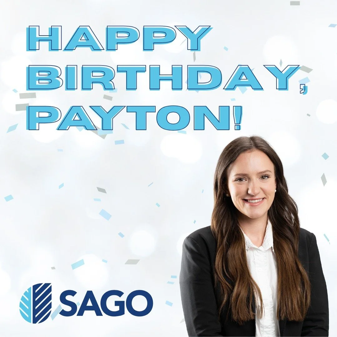 🎉 Happy Birthday, Payton 🎉 
 
We&rsquo;re thankful to have you as part of our Sago family. Wishing you a wonderful birthday, and cheers to an incredible year ahead!