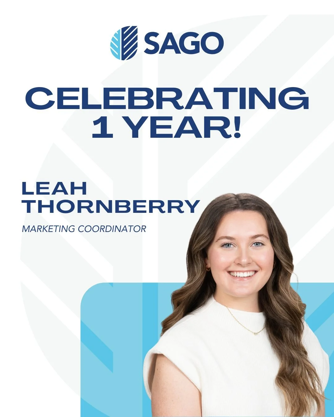 🎉 Cheers to 1 Year! 🎉

Today, we&rsquo;re celebrating Leah Thornberry for an amazing year!

We&rsquo;re grateful for everything you do Leah!