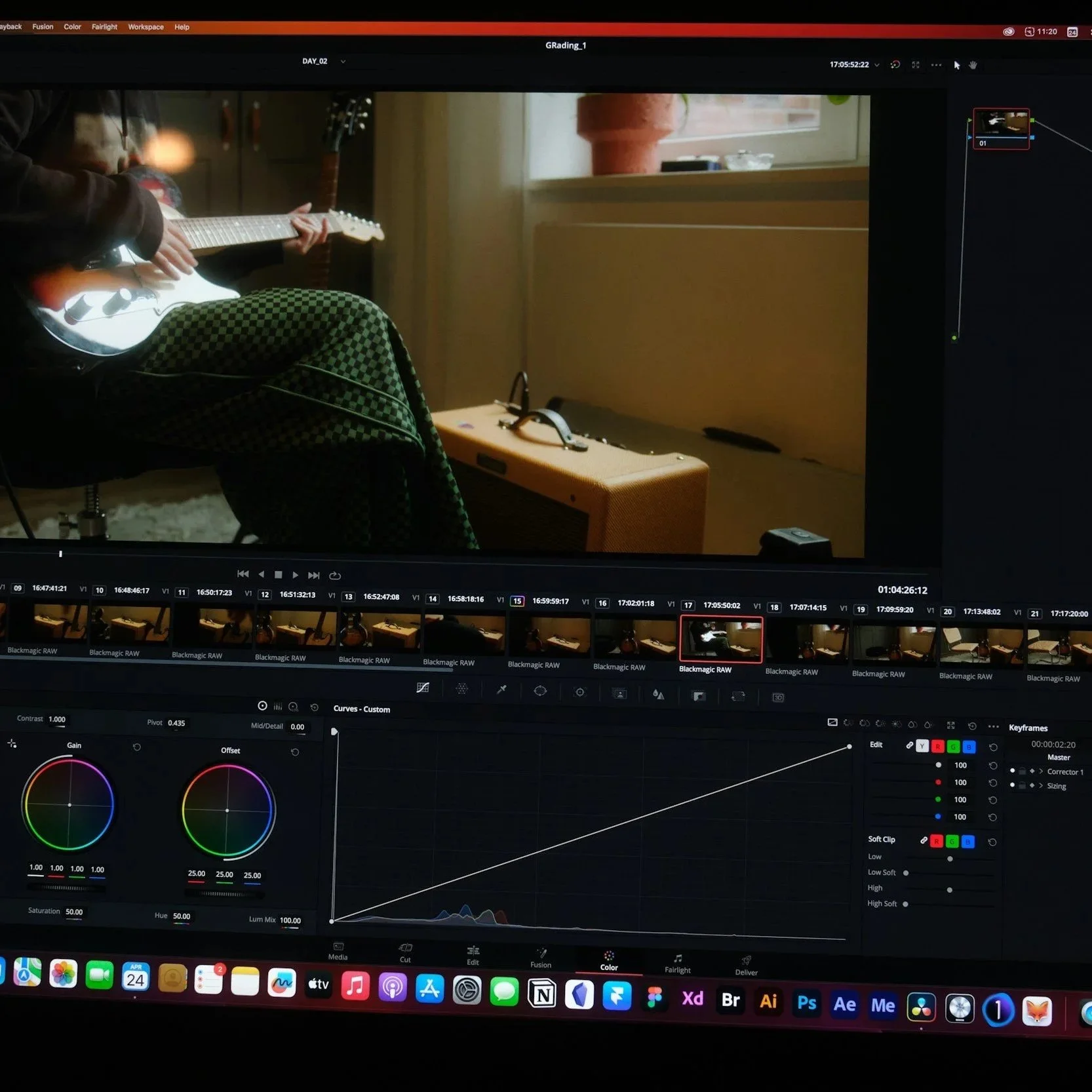04 / CRAFT - Shape the footage through editing, colour, music, ambient sound and sound design.
