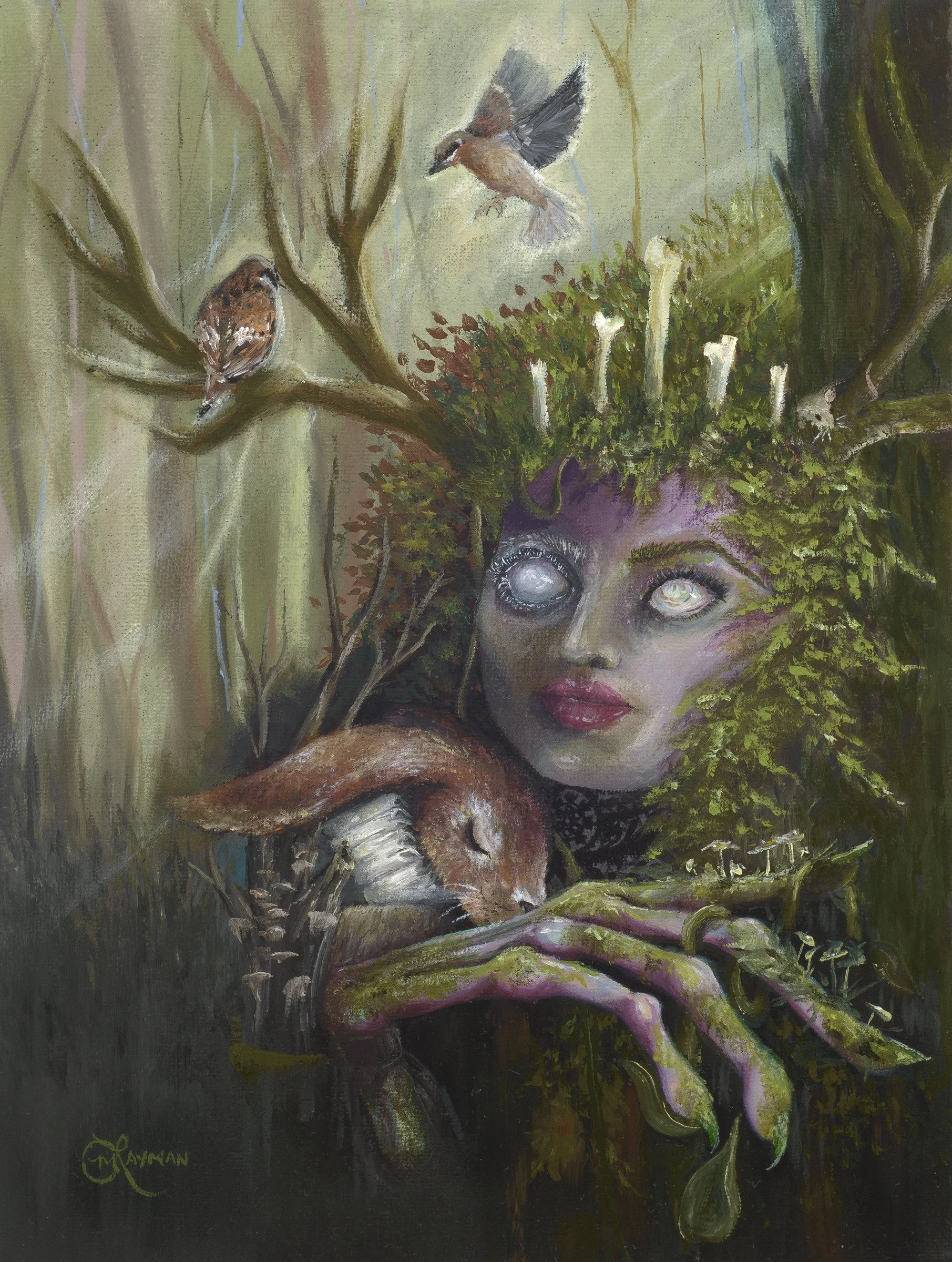 THISTLEBAT Art by Manda May