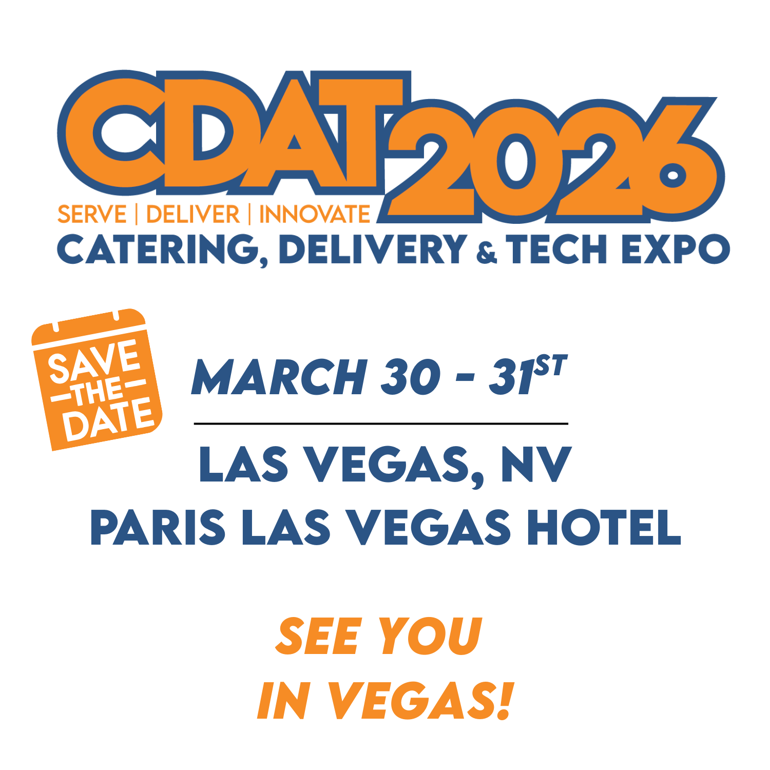 Mark Your Calendars: CDAT 2026 Heads to Las Vegas!