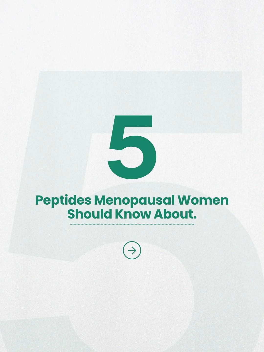 Menopause didn&rsquo;t kill your metabolism, it just hit snooze on the update.

Peptides are that update.

They don&rsquo;t &ldquo;hack&rdquo; your hormones they coach your cells to wake the hell up again.
We&rsquo;re talking collagen repair, better 