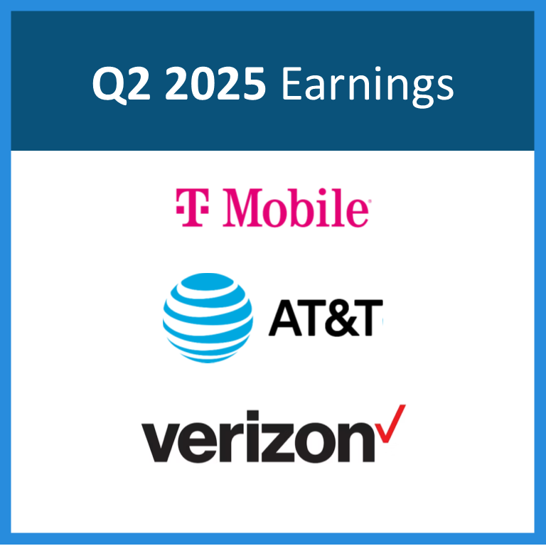 Q2 - 2025 Earnings for the "Big 3" - AT&T, Verizon, T-Mobile