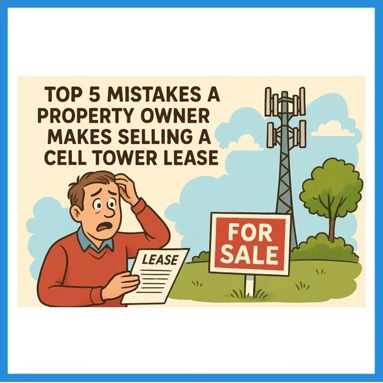 Top 5 Mistakes a Property Owner Makes Selling a Cell Tower Lease